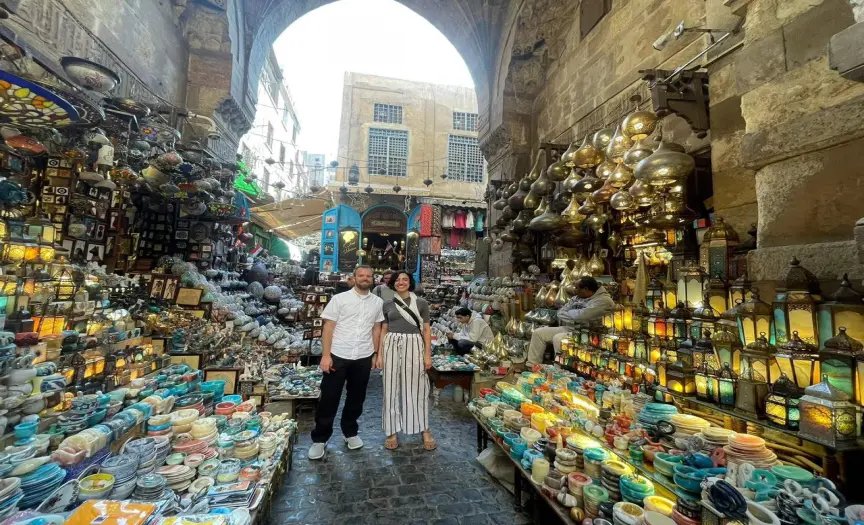 Explore The Cave Church of St. Simon, Walking Tour in Khan El-Khalili Market, Al-Azhar Mosque, Al-Moaz Street, Shopping Chance & Romantic Dinner at Hayat Pyramids Restaurant. — photo 13