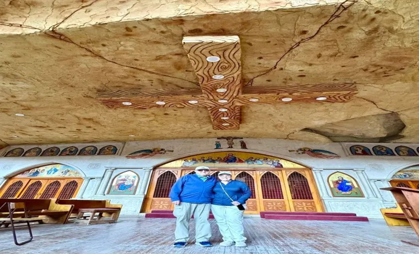 Exploring The Cave Church of St. Simon, Old Coptic Cairo Churches, Ben Ezra Synagogue, GEM & Dinner at Hayat Restaurant in Front of Giza Pyramids. — photo 9