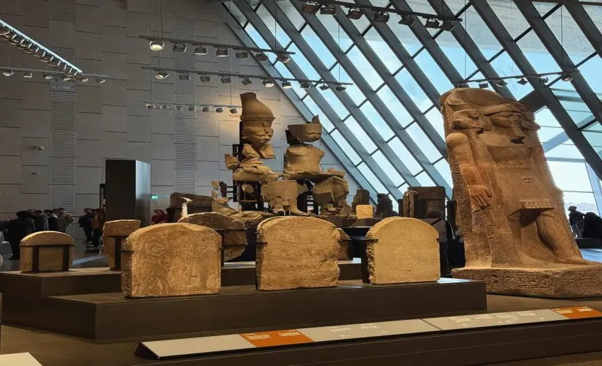 Exploring The NMEC Mummies Museum, The GEM & Romantic Dinner in Front of The Pyramids View. — photo 21