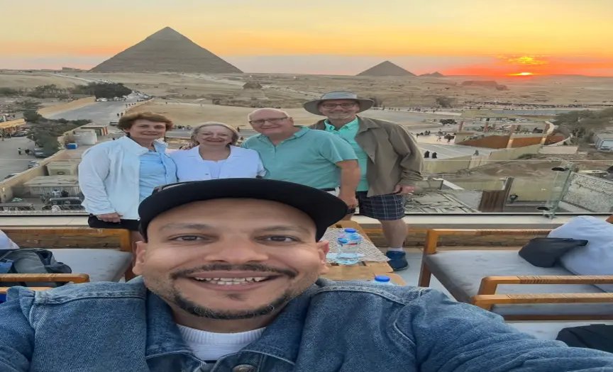 Exploring The Old Coptic Cairo, The NMEC Museum & Dinner at Sunset in Front of The Pyramids. — photo 31