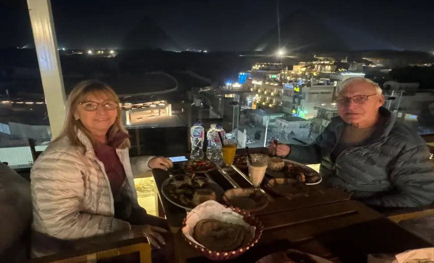 Exploring The Old Coptic Cairo, The NMEC Museum & Dinner at Sunset in Front of The Pyramids. — photo 33