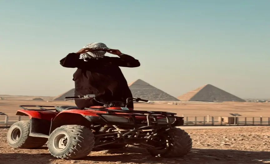 Private Tour for The ATV, Camel Adventure at Giza Pyramids Desert & Dinner. — photo 3