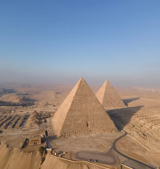 Giza Pyramids and Sphinx