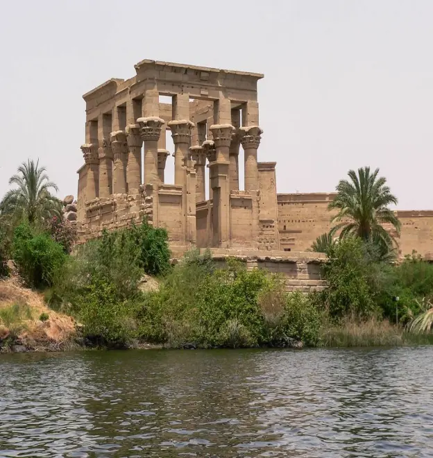 Elephantine Island Temple In Aswan